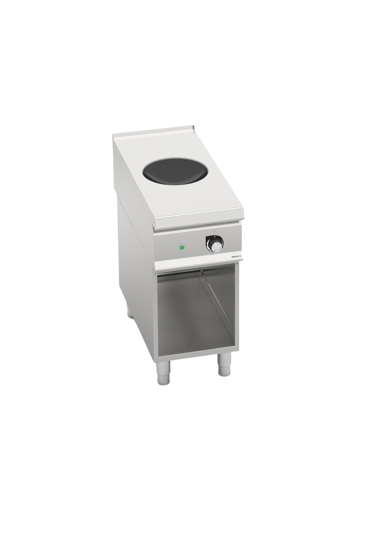 Induktionswok mit Unterbau