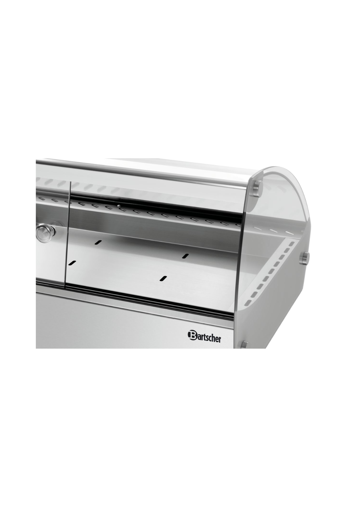 Heiße Aufsatzvitrine R4 4 x 1/3 GN